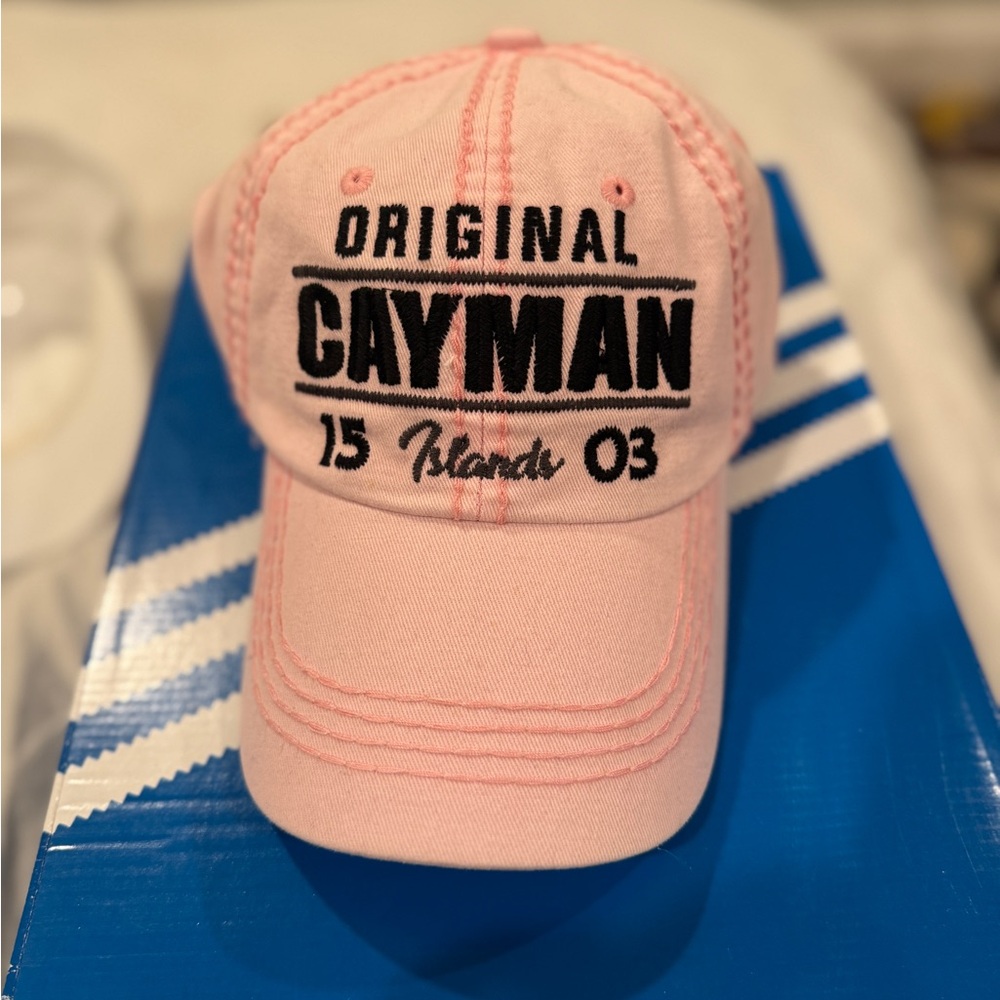 Pink Cayman Islands women’s hat NEW